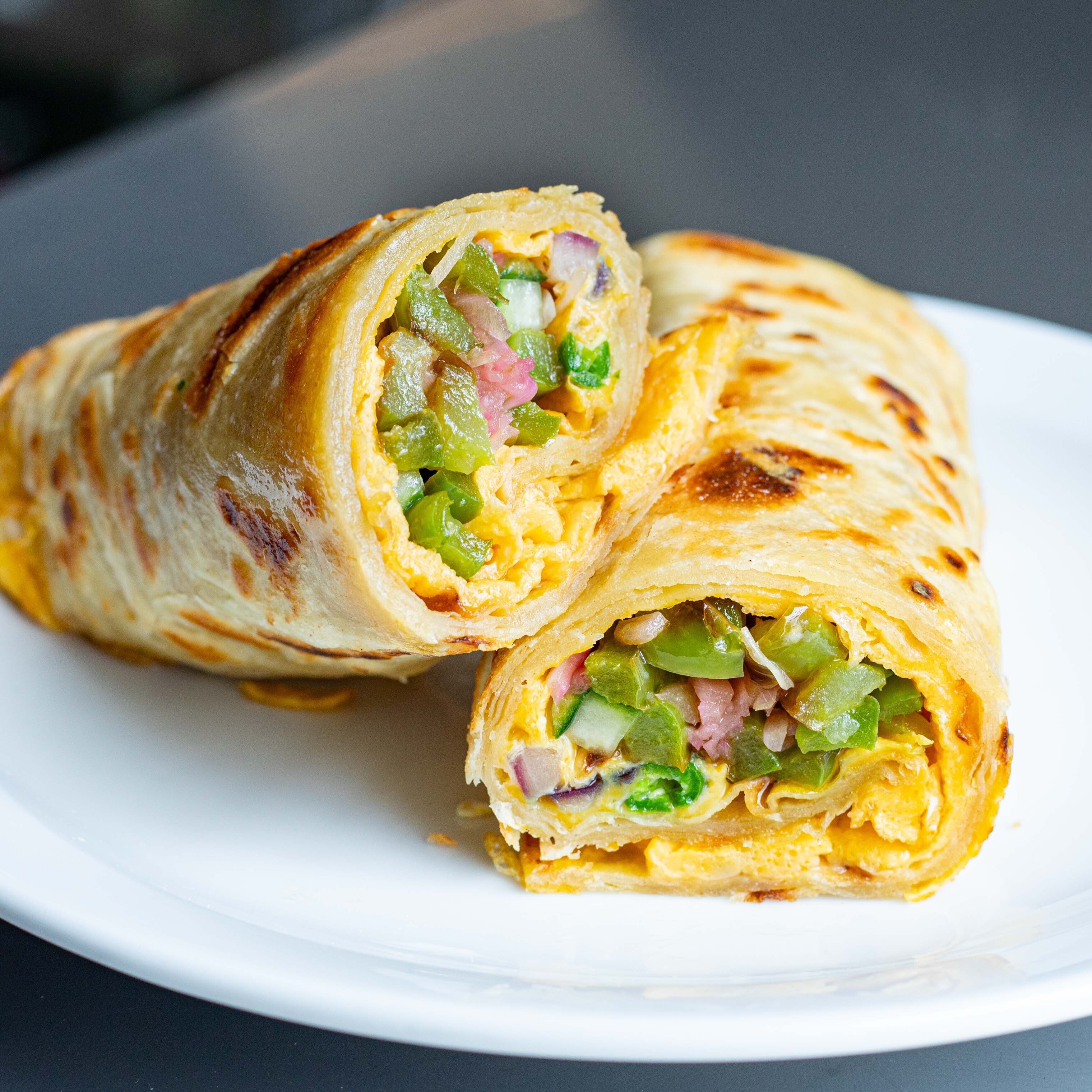 Egg Paratha Sandwitch