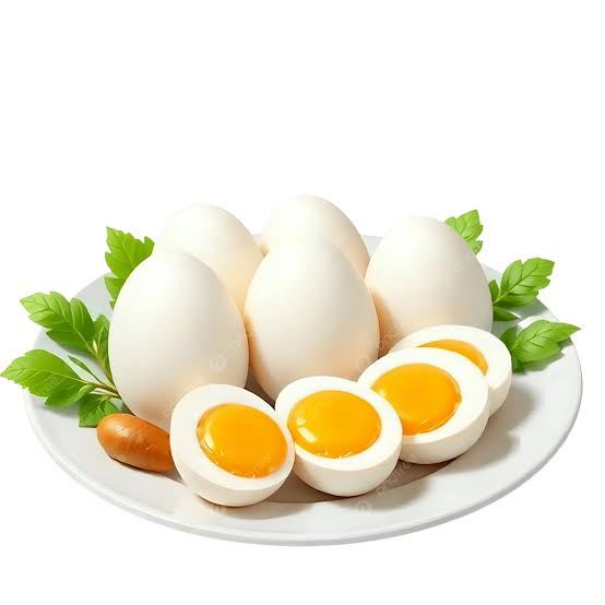 A Plate Of Boiled Eggs | صحن بيض مسلوق