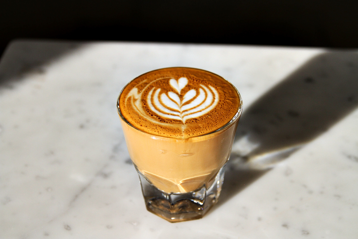 Cortado equal parts espresso and steamed milk - 90 ml