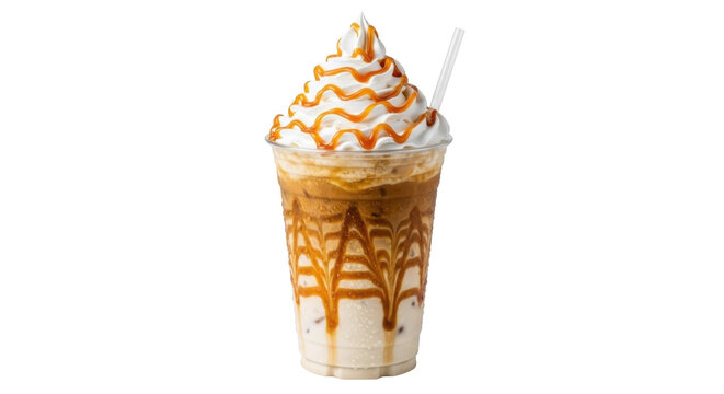 Caramel Macchiato vanilla milk with espresso and caramel drizzle - 350 ml